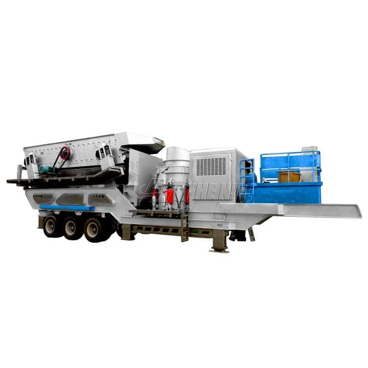 Mobile Stone Crushing Station Machine